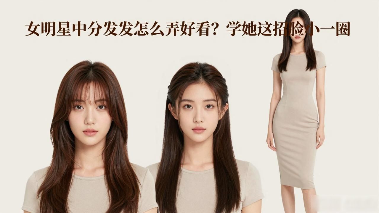 女明星中分发型_明星发型女中分短发_明星的中分发型怎么做出来的